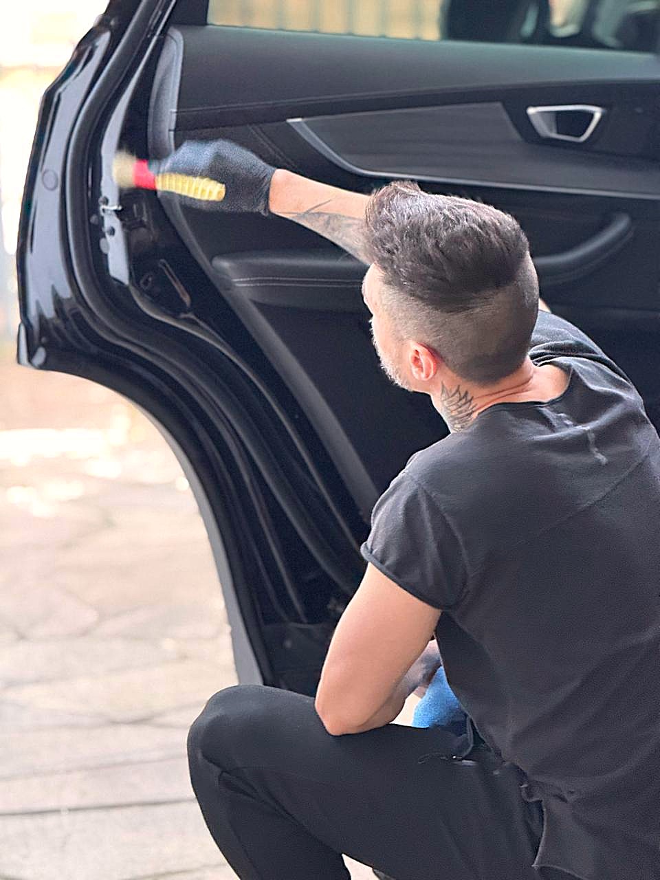 Interior de carro detalhado